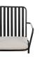 SILLA ANTRACITA ACERO EXTERIOR 56 X 57 X 87 CM