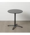 MESA AUXILIAR PLEGABLE ANTRACITA ACERO 70 X 70 X 72 CM