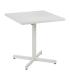 MESA AUXILIAR PLEGABLE BLANCO ACERO 70 X 70 X 74 CM