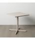 MESA AUXILIAR PLEGABLE TAUPE ACERO 70 X 70 X 74 CM