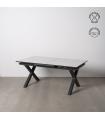 MESA COMEDOR EXTENSIBLE BLANCO 180 X 100 X 77 CM
