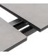 MESA COMEDOR EXTENSIBLE BLANCO 180 X 100 X 77 CM