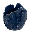 JARRÓN AZUL CERÁMICA DECORACIÓN 23 X 14 X 21,50 CM