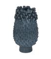 JARRÓN AZUL CERÁMICA DECORACIÓN 22,50 X 22,50 X 38,50 CM