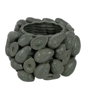 JARRÓN VERDE CERÁMICA DECORACIÓN 31,50 X 31,50 X 23 CM