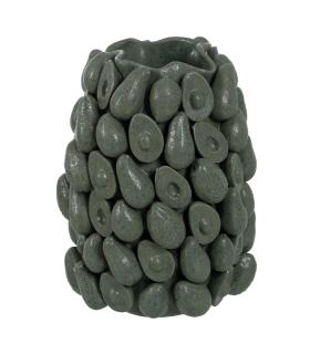 JARRÓN VERDE CERÁMICA DECORACIÓN 33 X 32,50 X 44 CM