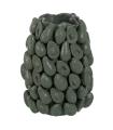 Green ceramic vase 33 x 32.5 x 44 cm