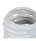JARRÓN BLANCO CERÁMICA DECORACIÓN 18,50 X 18 X 27,50 CM