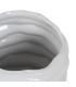 JARRÓN BLANCO CERÁMICA DECORACIÓN 18,50 X 18 X 27,50 CM