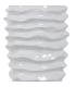 JARRÓN BLANCO CERÁMICA DECORACIÓN 18,50 X 18 X 27,50 CM