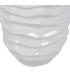 JARRÓN BLANCO CERÁMICA DECORACIÓN 18,50 X 18 X 27,50 CM