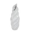 White ceramic decorative vase 16 x 15 x 44 cm