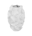 JARRÓN BLANCO CERÁMICA DECORACIÓN 25,50 X 25,50 X 37,50 CM