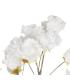 RAMA ROSAS BLANCO NAILON DECORACIÓN 110 CM