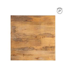 TABLERO MESA NATURAL MADERA DE MANGO 70 X 70 X 3 CM