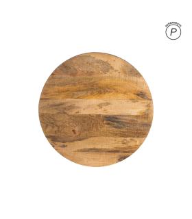 TABLERO MESA NATURAL MADERA DE MANGO 60 X 60 X 3 CM
