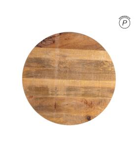 TABLERO MESA NATURAL MADERA DE MANGO 70 X 70 X 3 CM