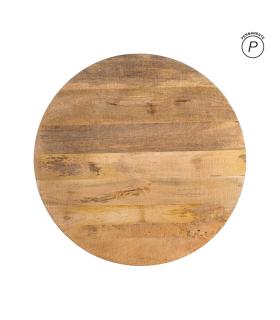 TABLERO MESA NATURAL MADERA DE MANGO 80 X 80 X 3 CM
