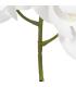 FLOR ORQUÍDEA BLANCO TEJIDO DECORACIÓN 107 CM