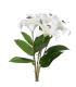 FLOR LIRIO BLANCO GOMA DECORACIÓN 58 CM