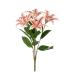 FLOR LIRIO ROSA GOMA DECORACIÓN 58 CM