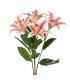 FLOR LIRIO ROSA GOMA DECORACIÓN 58 CM