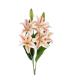FLOR LIRIO ROSA GOMA DECORACIÓN 59 CM