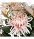 BOUQUET CRISANTEMO ROSA PVC-TEJIDO 52 CM