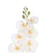 FLOR ORQUÍDEA BLANCO GOMA DECORACIÓN 96 CM