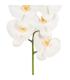 FLOR ORQUÍDEA BLANCO GOMA DECORACIÓN 96 CM