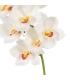 FLOR ORQUÍDEA BLANCO GOMA DECORACIÓN 71 CM
