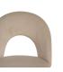 SILLA BEIGE TEJIDO-METAL CONTRACT 49 X 60 X 81 CM