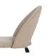 SILLA BEIGE TEJIDO-METAL CONTRACT 49 X 60 X 81 CM
