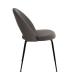 SILLA TAUPE TEJIDO-METAL CONTRACT 49 X 60 X 81 CM