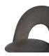 SILLA TAUPE TEJIDO-METAL CONTRACT 49 X 60 X 81 CM