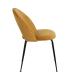 SILLA OCRE TEJIDO-METAL CONTRACT 49 X 60 X 81 CM