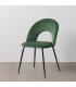 SILLA VERDE TEJIDO-METAL CONTRACT 49 X 60 X 81 CM