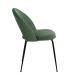 SILLA VERDE TEJIDO-METAL CONTRACT 49 X 60 X 81 CM