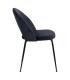 SILLA AZUL TEJIDO-METAL CONTRACT 49 X 60 X 81 CM