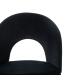 SILLA NEGRO TEJIDO-METAL CONTRACT 49 X 60 X 81 CM