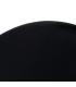 SILLA NEGRO TEJIDO-METAL CONTRACT 49 X 60 X 81 CM