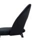 SILLA NEGRO TEJIDO-METAL CONTRACT 49 X 60 X 81 CM
