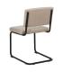 SILLA BEIGE TEJIDO-METAL CONTRACT 48 X 56 X 82 CM