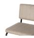 SILLA BEIGE TEJIDO-METAL CONTRACT 48 X 56 X 82 CM