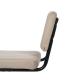 SILLA BEIGE TEJIDO-METAL CONTRACT 48 X 56 X 82 CM