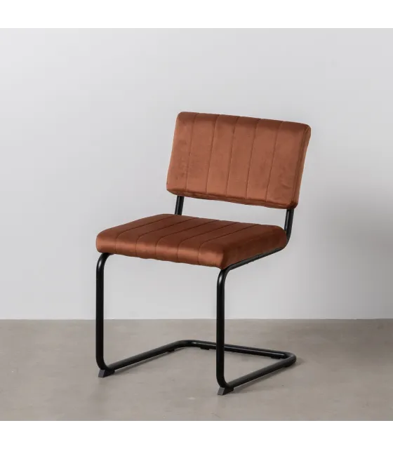 SILLA TERRACOTA TEJIDO-METAL CONTRACT 48 X 56 X 82 CM