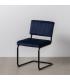SILLA AZUL TEJIDO-METAL CONTRACT 48 X 56 X 82 CM