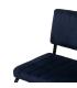 SILLA AZUL TEJIDO-METAL CONTRACT 48 X 56 X 82 CM