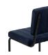 SILLA AZUL TEJIDO-METAL CONTRACT 48 X 56 X 82 CM