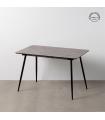 MESA EXTENSIBLE GRIS DM-METAL SALÓN 120 X 80 X 75 CM